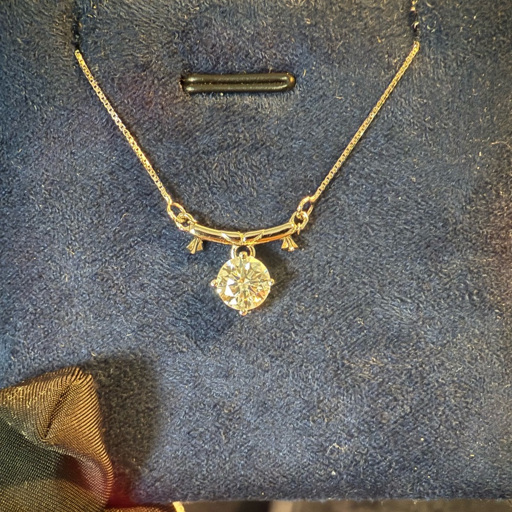 Libra Zodiac Signs Moissanite Necklace